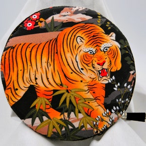 Sewing Kit, Convenient Complete Sewing Kit for Home, Travel, Emergency Use, Beautiful Tiger Design Handmade