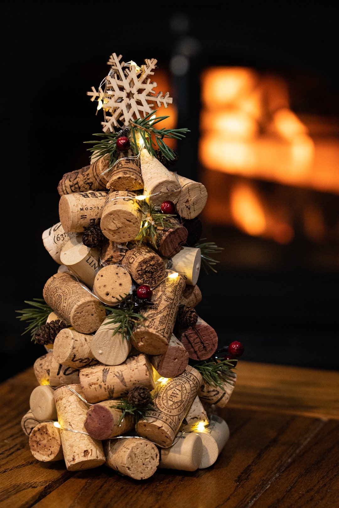 Wine Cork Light up Tree, Wine Cork Christmas Tree, Wine Cork Tree, Etsy