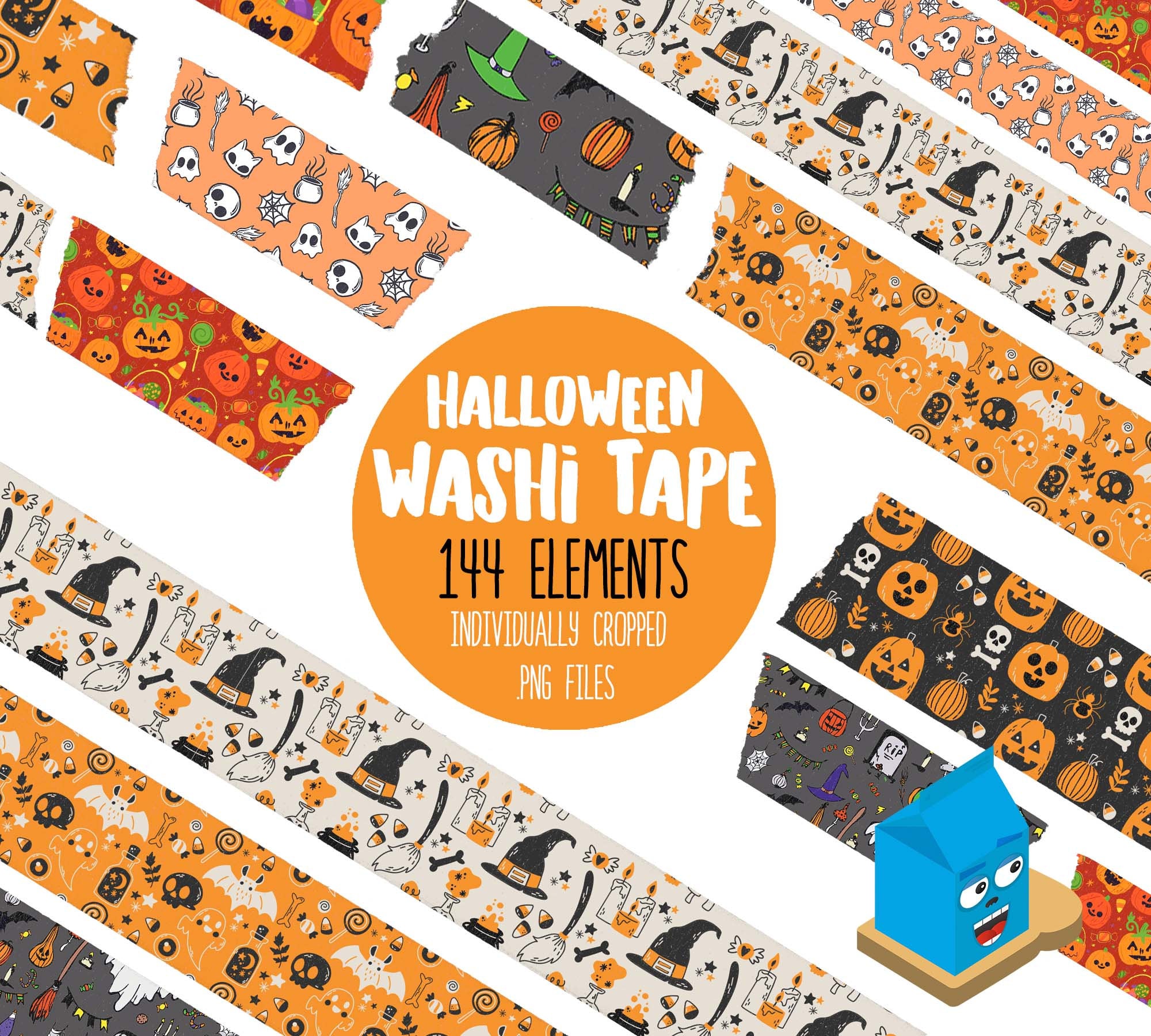 Sanderson Washi Tape, Halloween Washi Tape – A Black Star