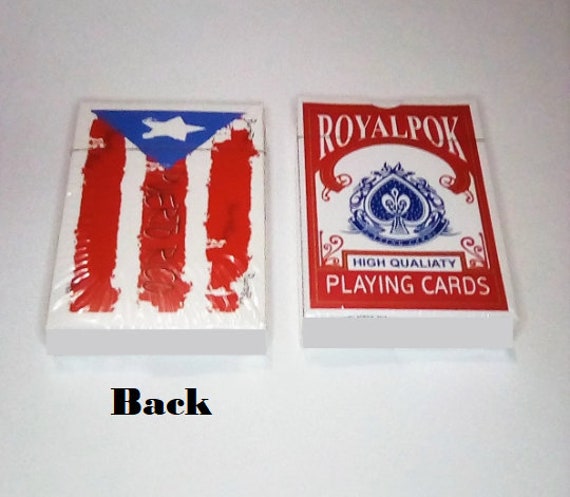 Custom Cuba Flag Playing Cards - Personalized Name Poker Cards With Cuban National Flag Design