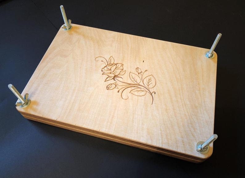Wooden Large Flower Press Botanical Press Nature Lovers Etsy UK