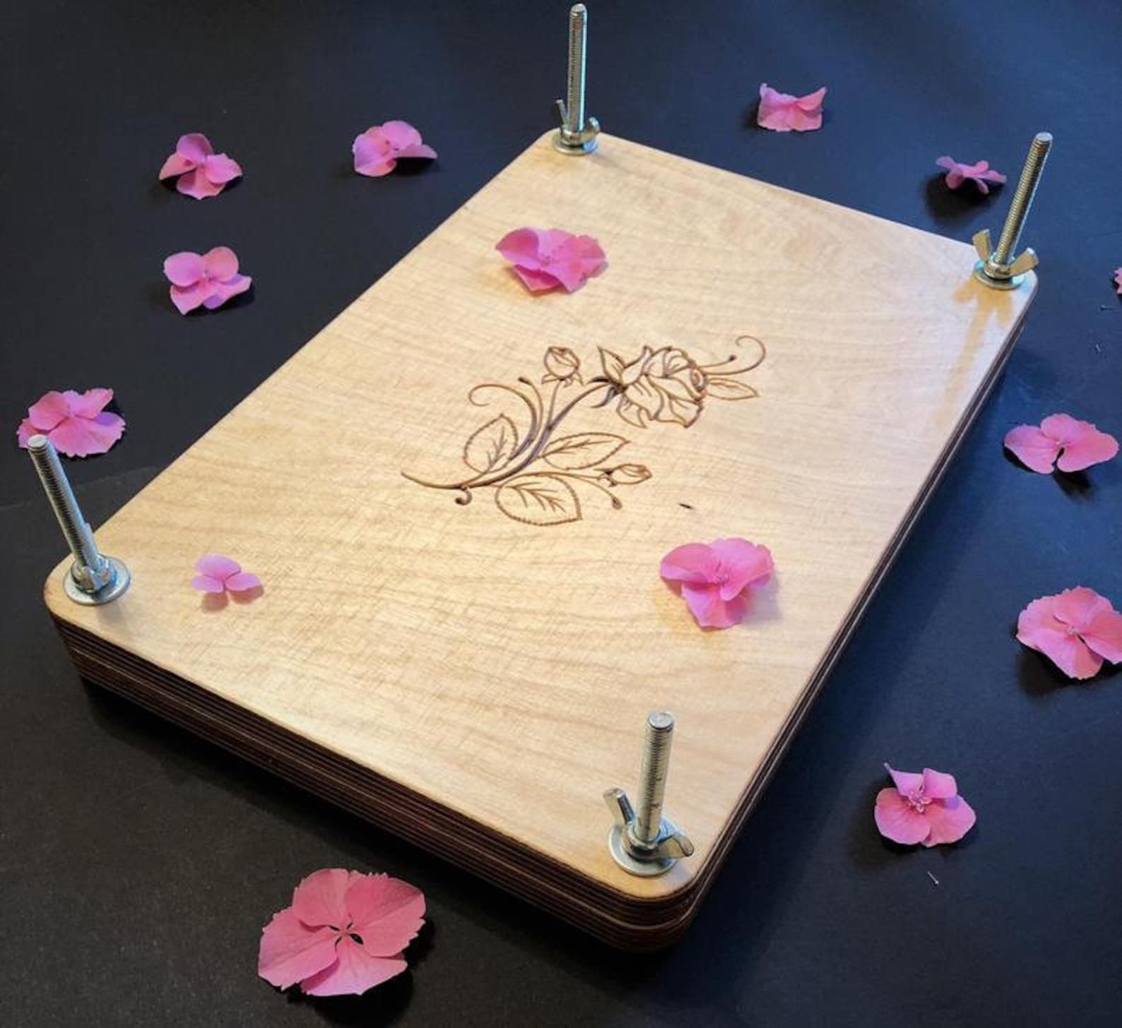 Wooden Large Flower Press Botanical Press Nature Lovers Etsy UK