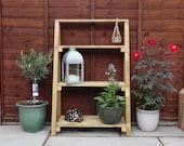 Tiered Plant Pot Stand Ladder Shelf Wooden