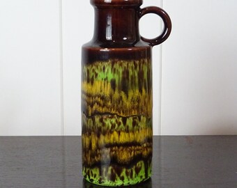 Vintage /'Scheurich/' Vase No Mid-Modern 1960s West Germany 537 11 Small Cobalt Blue Vase