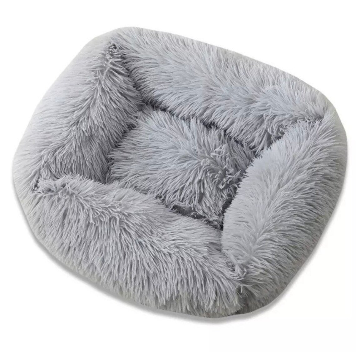 Soft Plush Fur Dog Puppy Bed / Fluffy Comfy Cosy Warm Pet Bed Etsy