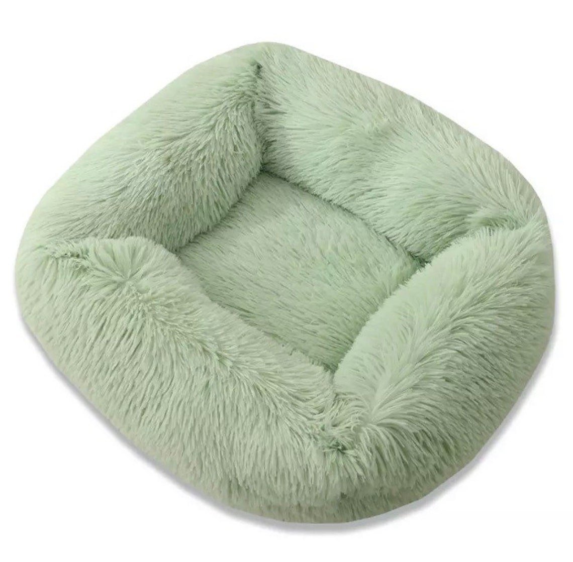 Soft Plush Fur Dog Puppy Bed / Fluffy Comfy Cosy Warm Pet Bed Etsy