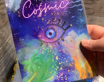 Cosmic meditation card to open your 3rd eye