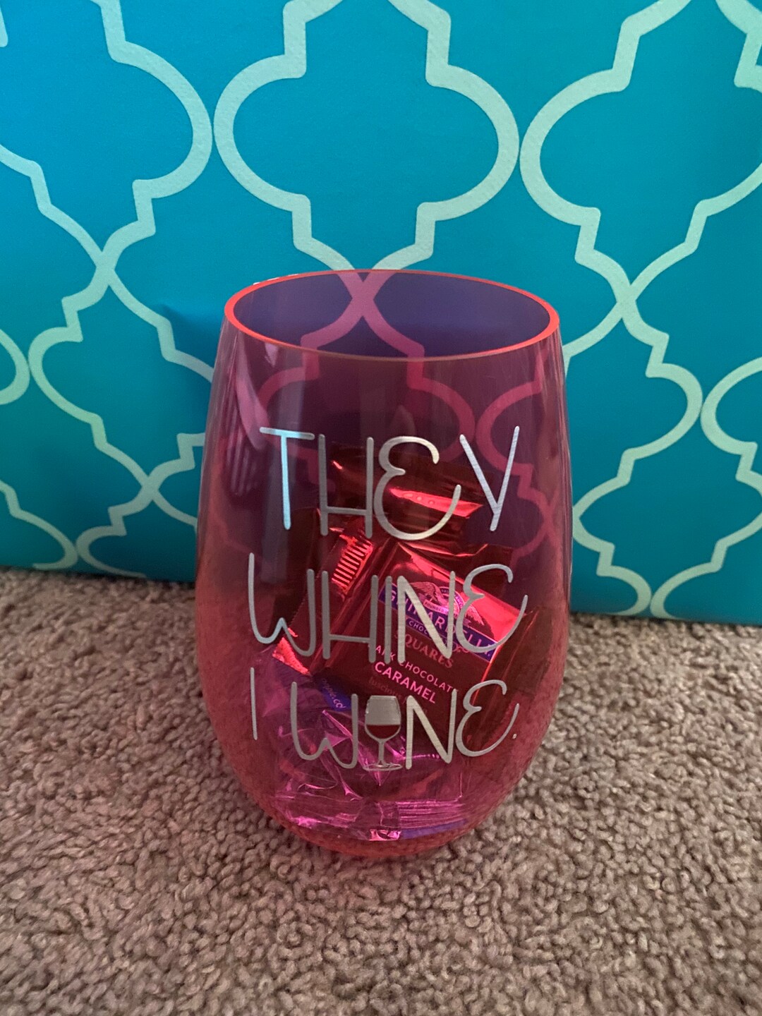 Custom Wine Glasses Etsy
