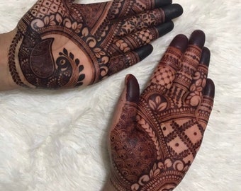 5 x 20g natural blend bridal Mehndi/henna cones