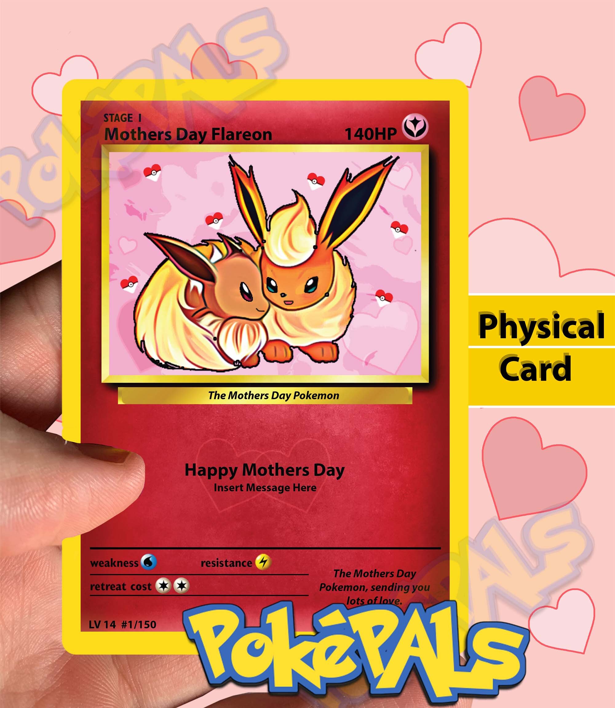 Personalised Mothers Day Eevee & Flareon Pokemon Card - Customised Physical Card - Add Your Own Message - Etsy UK Personalised Mothers Day Eevee & Flareon Pokemon Card - Customised Physical Card - Add Your Own Message - Etsy UK