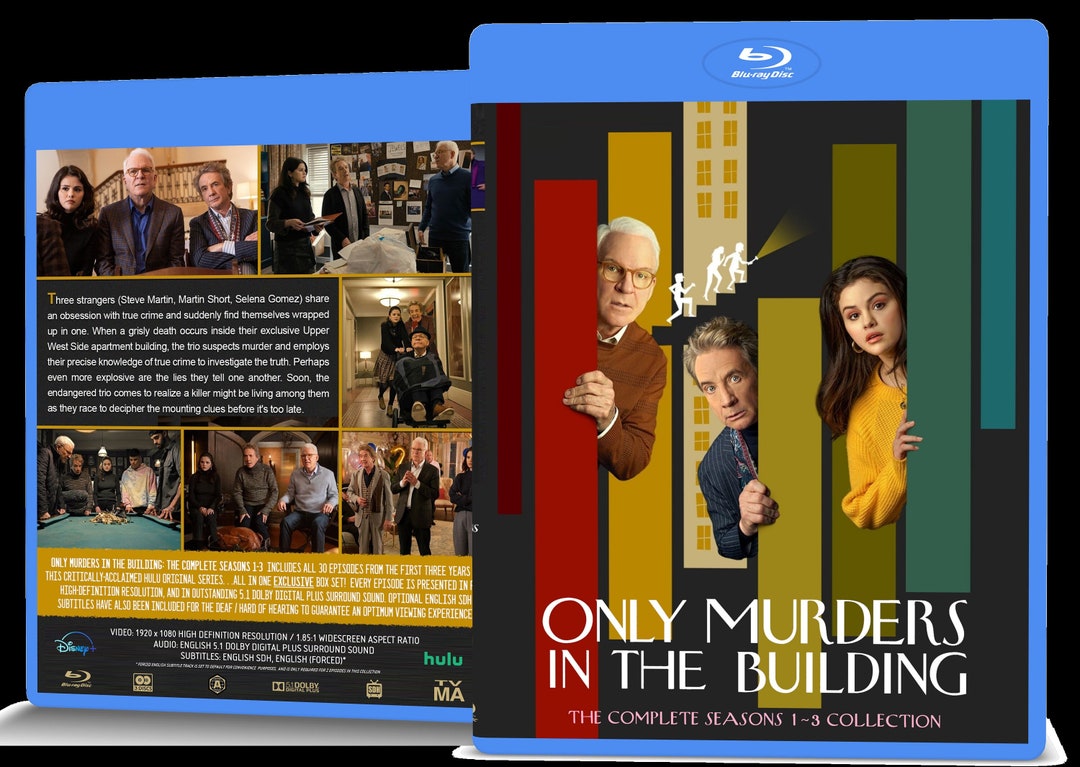Only Murders in the Building: Seasons 1-3 on Bluray HD 1080p 3-disc Set - Only Murders In The Building Season 1 Dvd Release Date