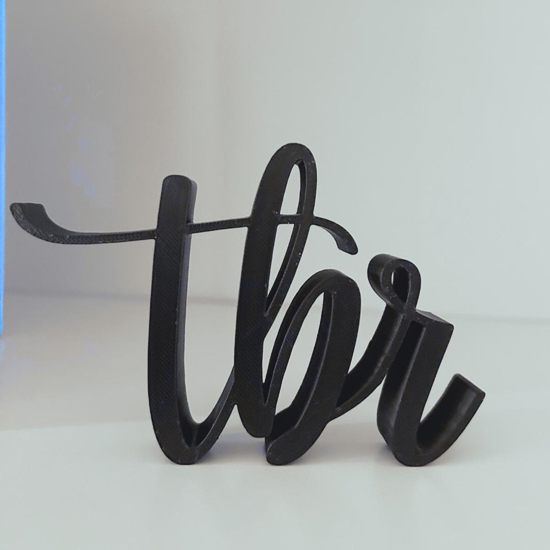 Tbr Sign 3D Printed TBR Sign: Book Lover Decor - Bookworm Gift. to Be Read Sign ...