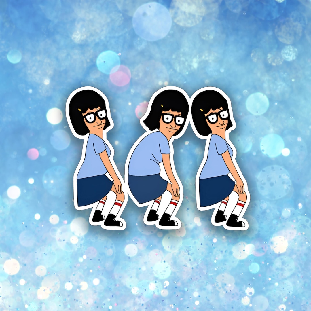 Tina Blecher Sticker | Tina Twerk | Funny | Bobs Burger | Dance | Tina ...