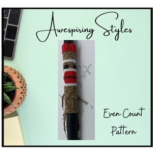 Dancing Sock Monkey G2 Pen Wrap PDF Pattern