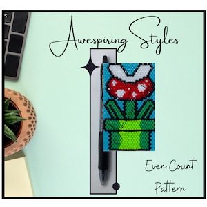Piranha Pixel Plant G2 Pen Wrap PDF Pattern