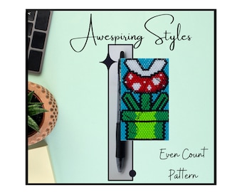 Piranha Pixel Plant G2 Pen Wrap PDF Pattern