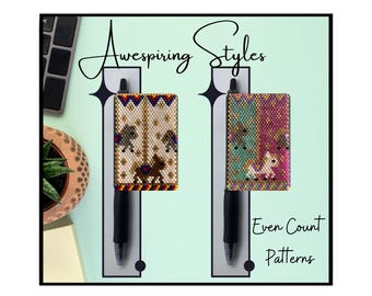 Carousel Horses G2 Pen Wrap 2 PDF Patterns