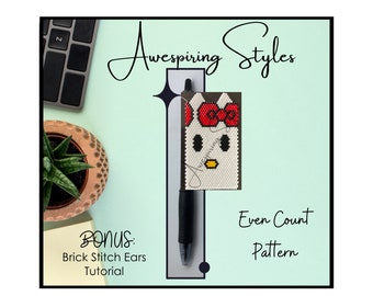 Hello Kitty G2 Pen Wrap PDF Pattern