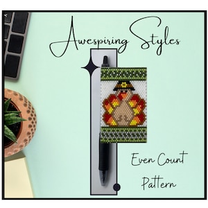 Thanksgiving Turkey G2 Pen Wrap PDF Pattern