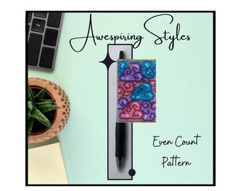 Colorful Fluffy Clouds and Stars G2 Pen Wrap PDF Pattern
