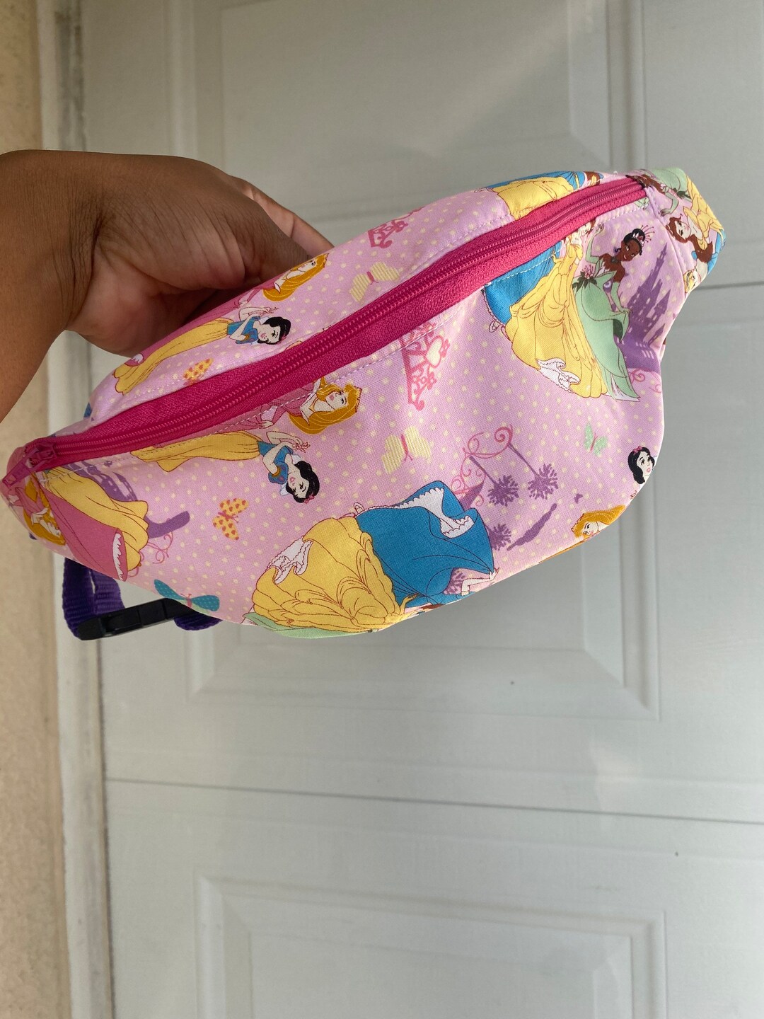 Pink Disney Princess Fanny Pack Etsy