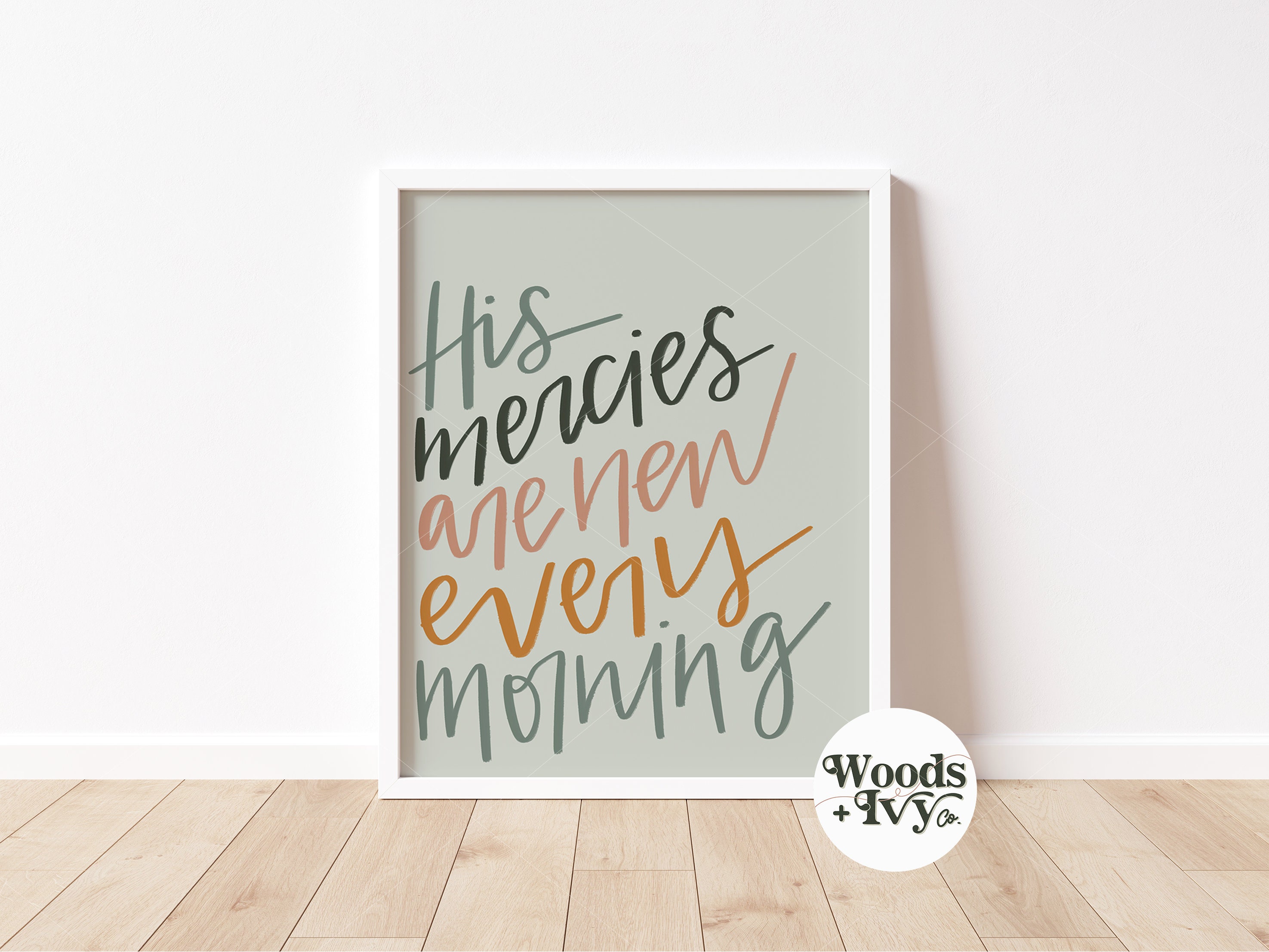 His Mercies Are New Every Morning Print | Etsy
