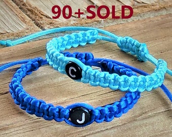 Family Initial ID Anklets/Bracelets| Baby-Mommy-Dady Matching  Bracelet |Twin Identification Bracelets/ Brotherhood and Sisterhood Bracelets