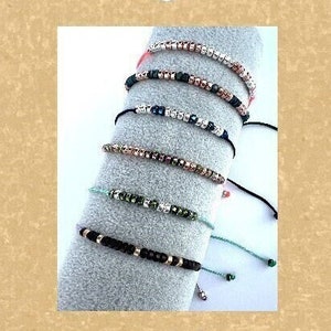 Bracciale in ematite con codice Morse personalizzato/Braccialetto personalizzato/Nome/Supporto/Regalo per il dolore/Braccialetto con messaggio segreto in corda sottile/Regalo per tutti