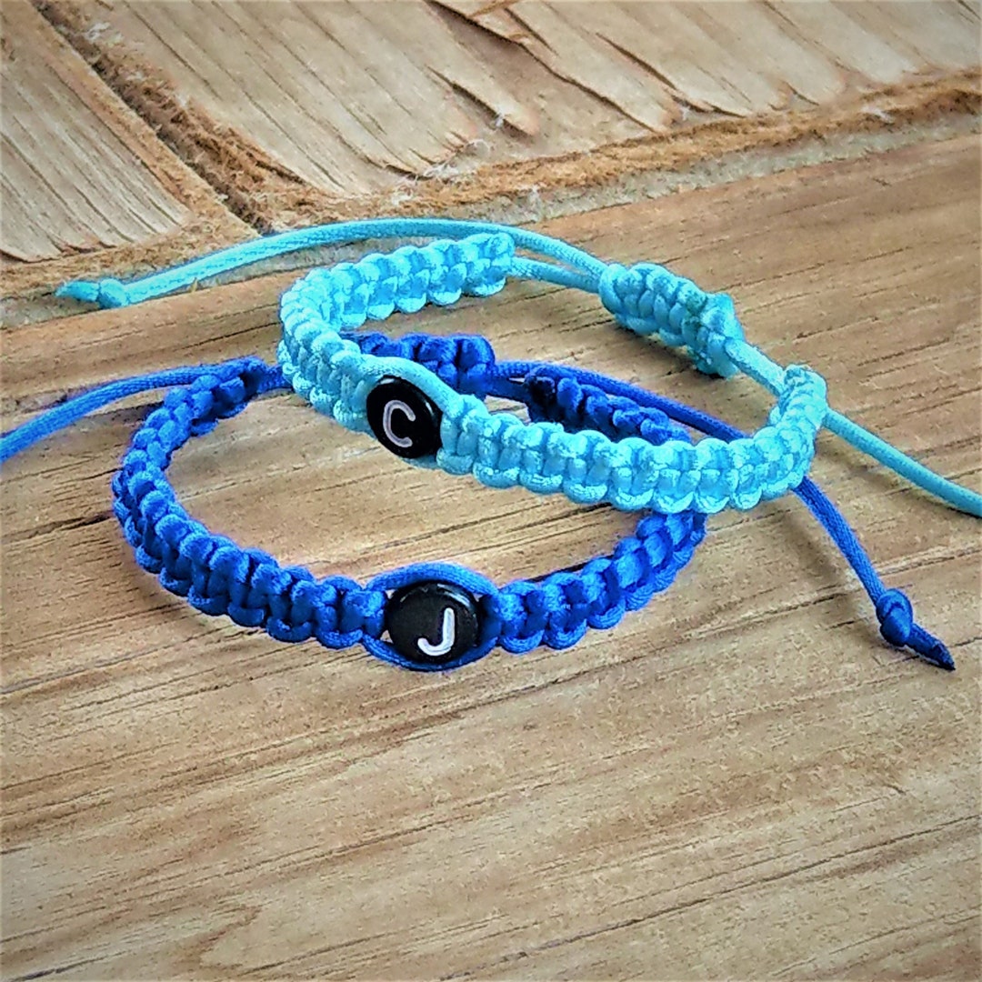 Family Initial ID Anklets/bracelets Baby-mommy-dady Matching - Etsy