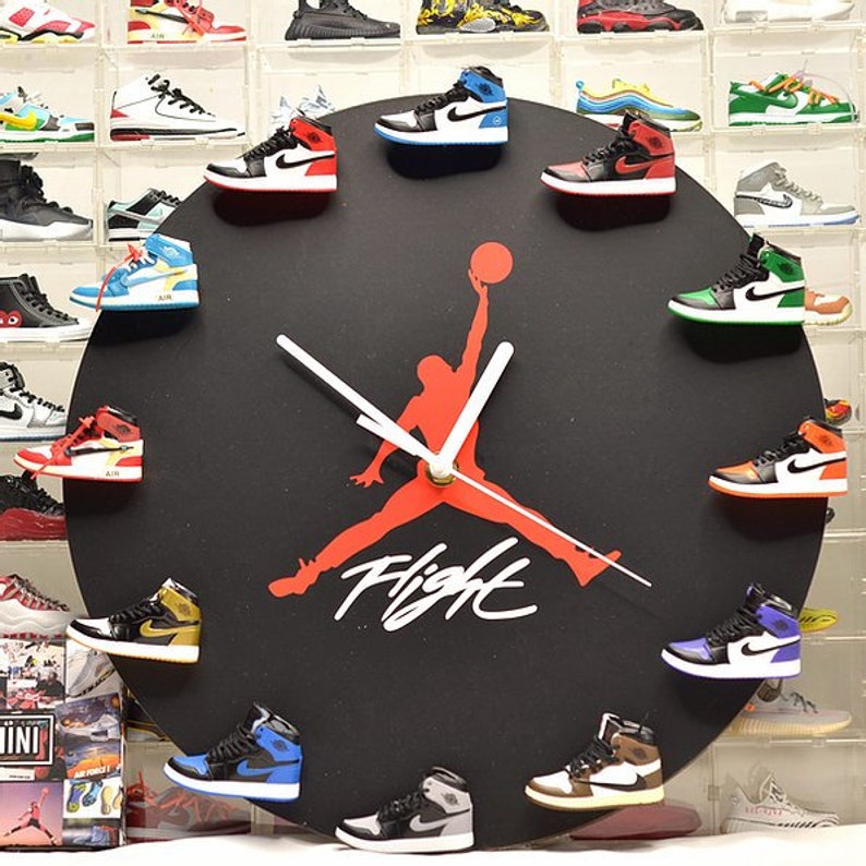 mini jordans clock