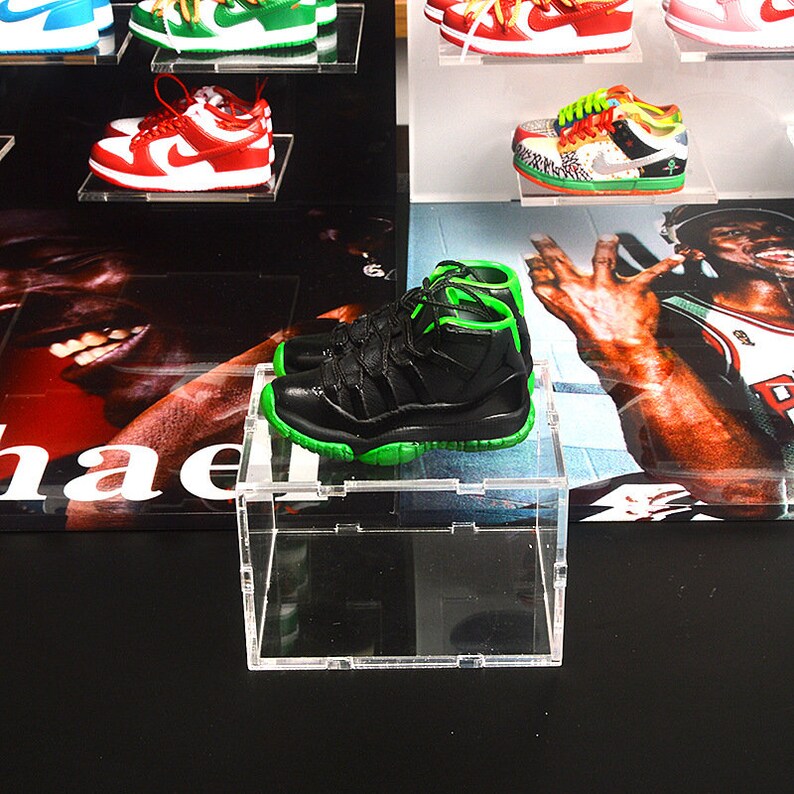 AIR JORDAN 11 3D Mini Sneaker Keychain Gift Set With Box Etsy