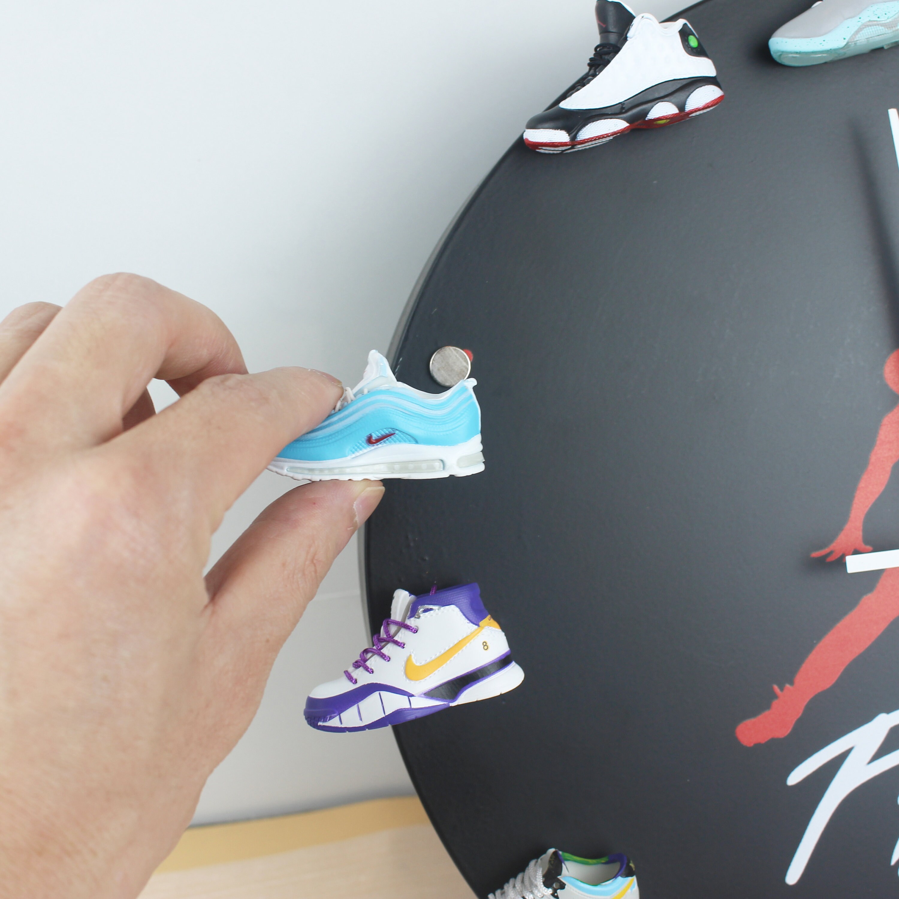 Air Jordan Limited Edition Sneaker Clockjordan Clock With 3D Etsy