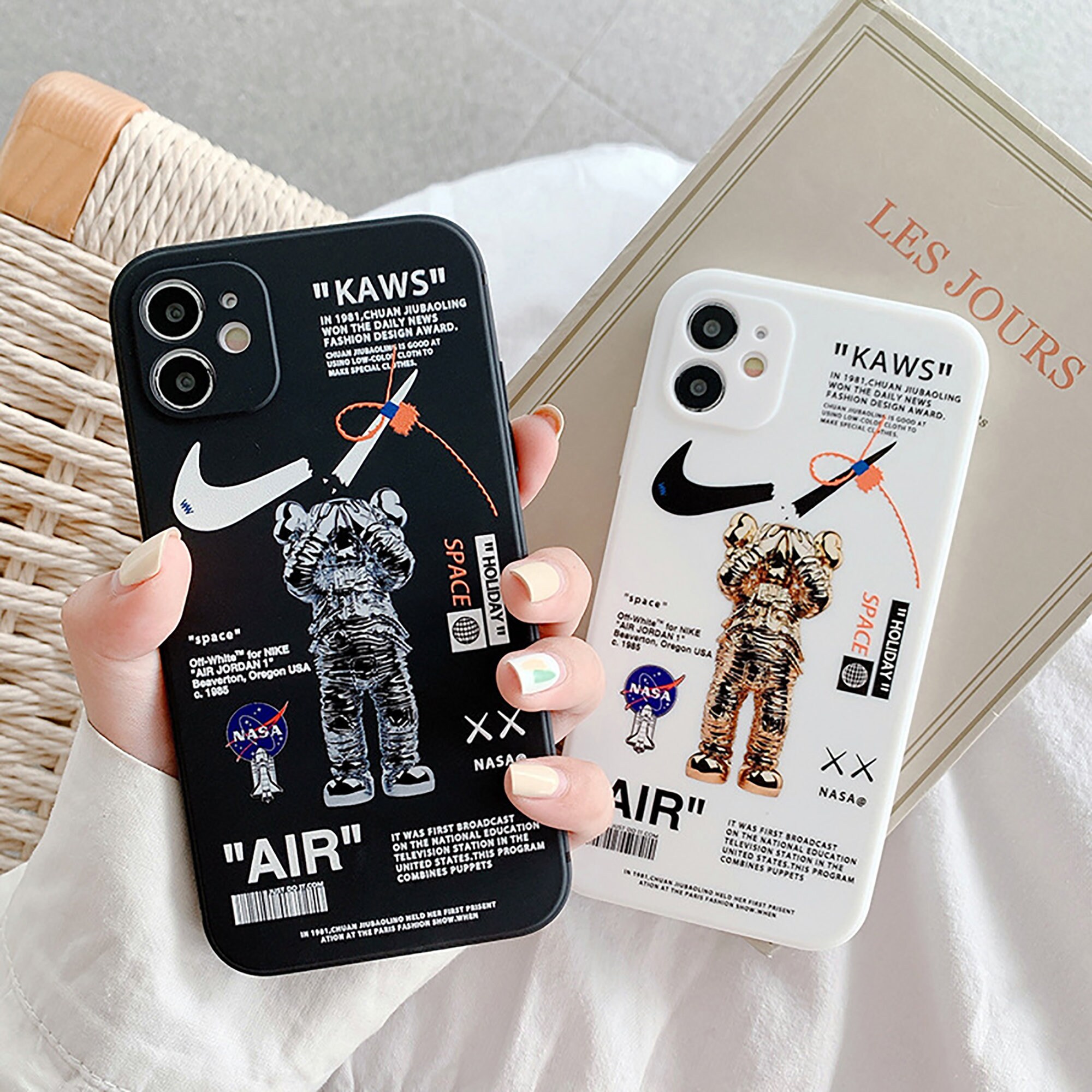 Nike OFF White broken hook phone case Kaws hip hop phone Etsy