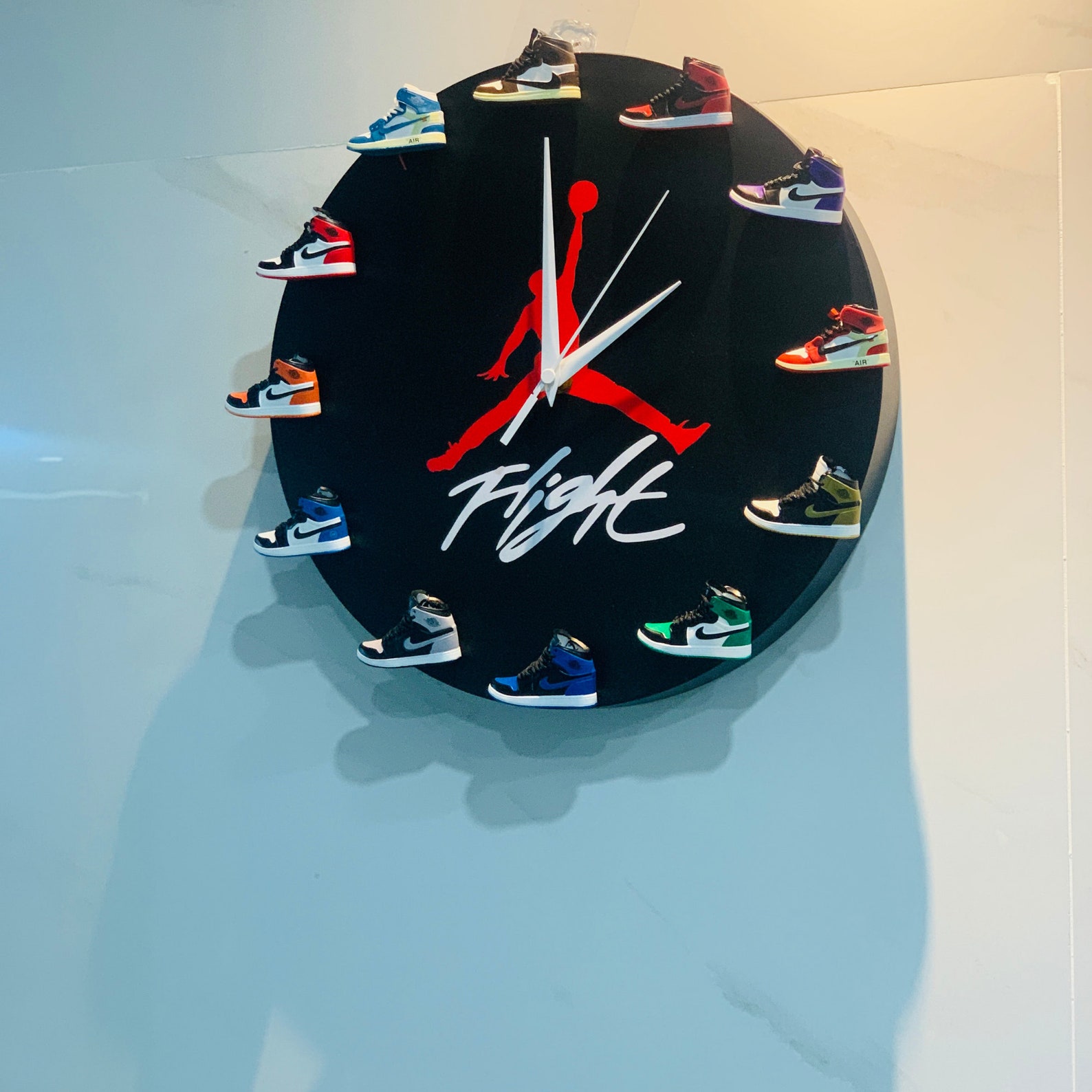 Air Jordan Orologio da parete decorazione della stanza Etsy Italia