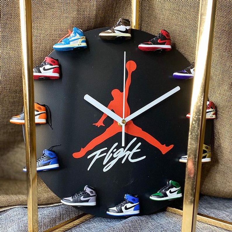 mini jordans clock