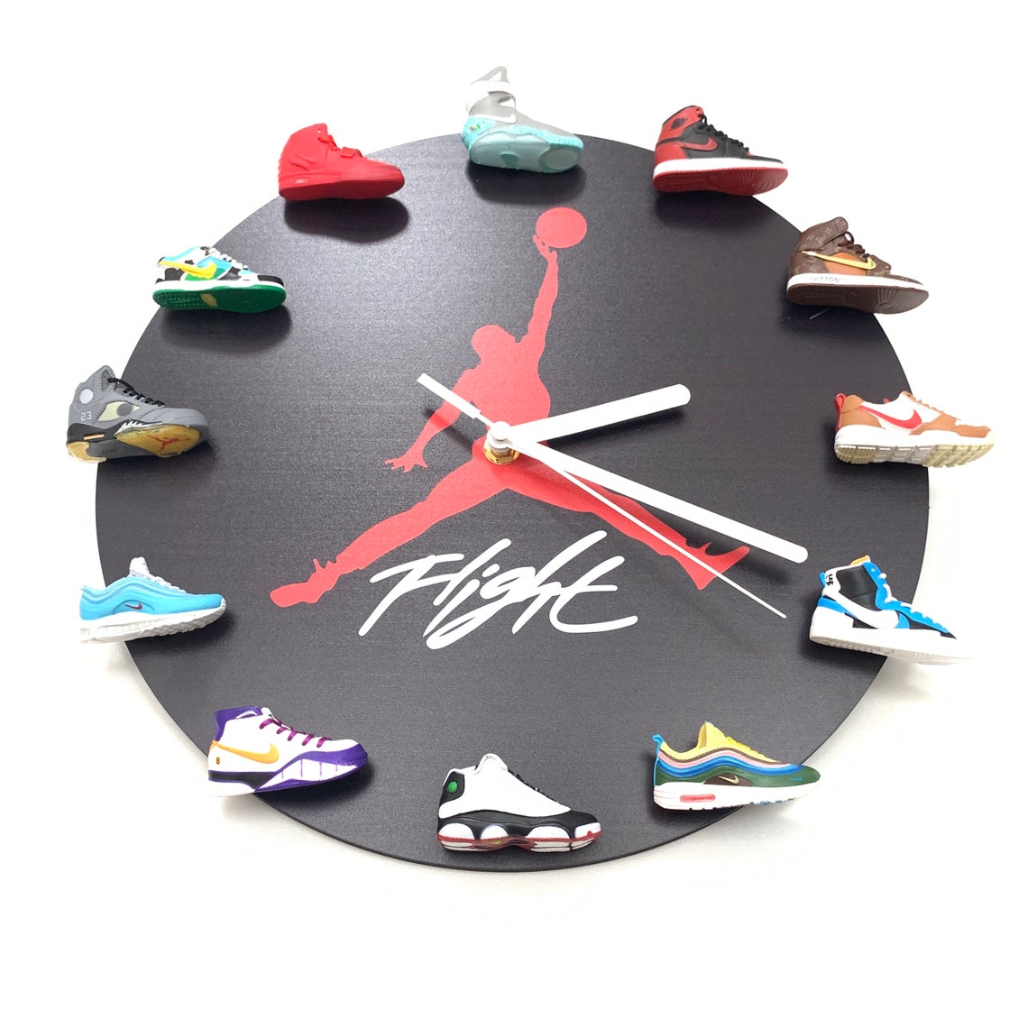 Air Jordan limited edition sneaker clock Jordan clock with 3D Etsy