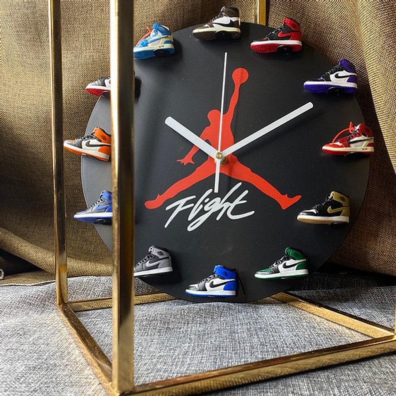 mini jordans clock