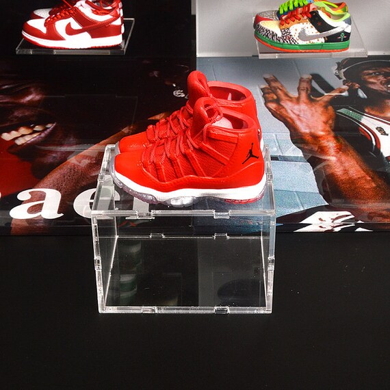AIR JORDAN 11 3D Mini Sneaker Keychain Gift Set With Box Etsy