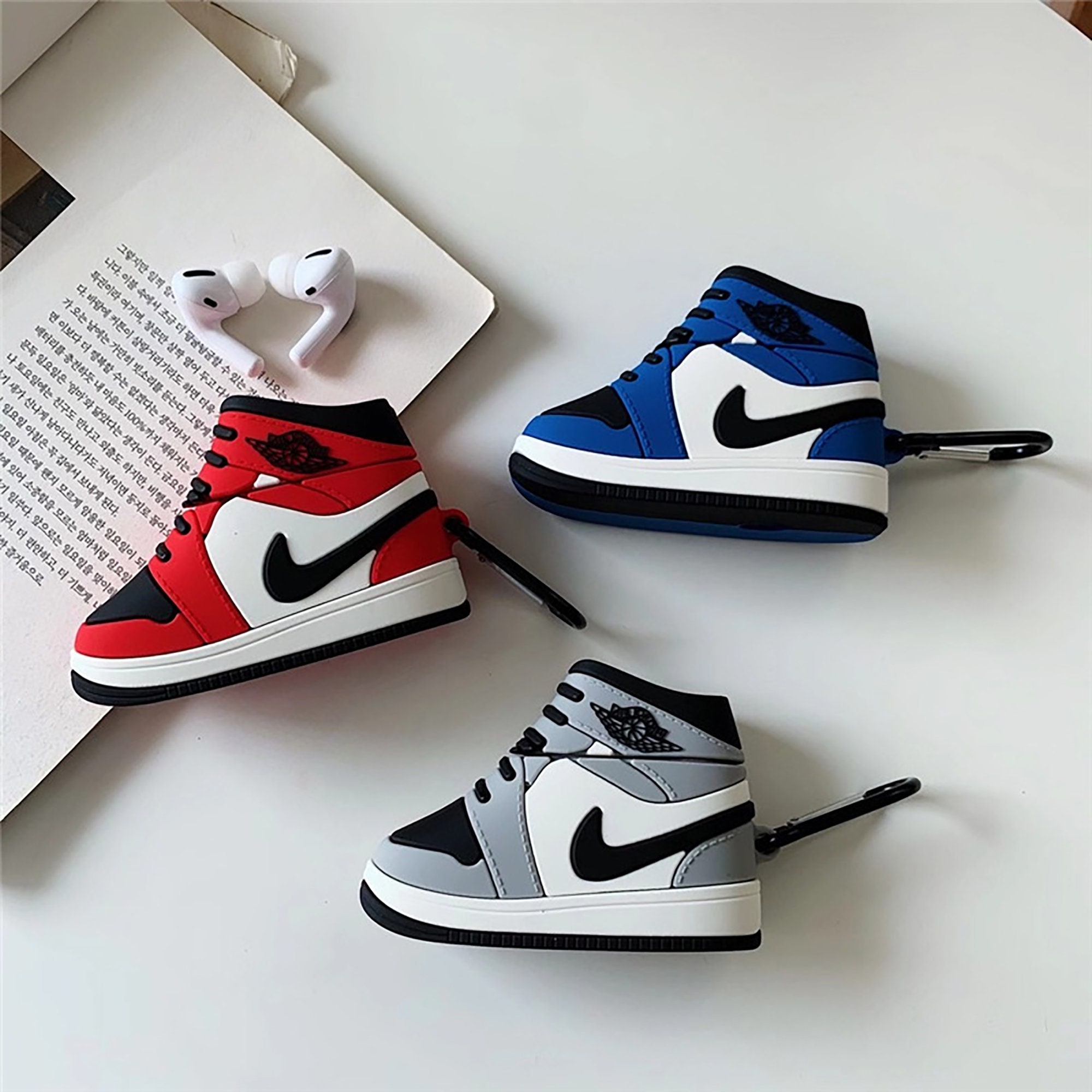 Handmade Air Jordan 1 3D Airpods case full protective cover Etsy