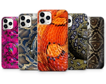 Snake skin pattern, phone case for iPhone 14 Pro, 13, 12, 11, XR, 8+, 7 & Samsung S21, S22, S23, A51, A53, Huawei P20, P30