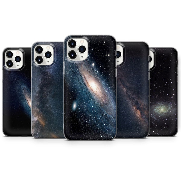 Galaxy Stars Phone Case Space Cover for iPhone 14 Pro, 13, 12, 11, XR, 8+, 7 & Samsung S21, S22, S23, A51, A53, Huawei P20, P30 Universe