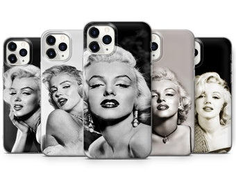 Marilyn Monroe Phone Case Cover for iPhone 16 Pro Max, 15 Plus, 14, 13, 12, 11, XS & Samsung S24, S23, A53, A54 Huawei P20,P30 Iconic Actors