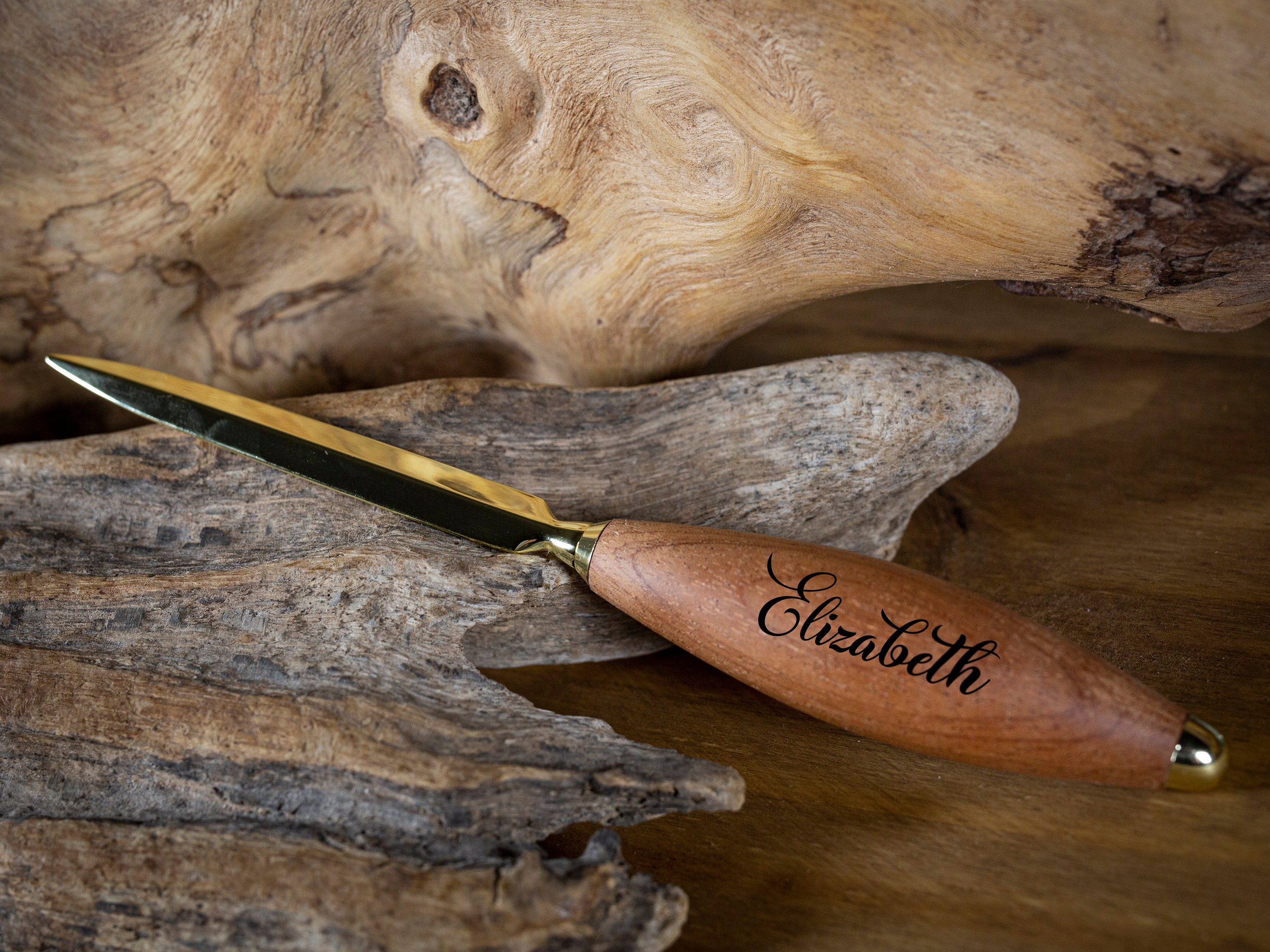 Personalised Letter Opener Gift Handmade Letter Knife Carved Etsy Australia