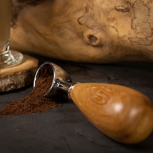 Wooden Coffee Scoop, Custom Coffee Scoop, Carved Coffee Scoop, Handmade Coffee Scoop, fathers day gift, foodie kitchen gift