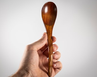 Personalized Hand Carved Wooden Spoon: Custom Engraved Cooking & Baking Gift