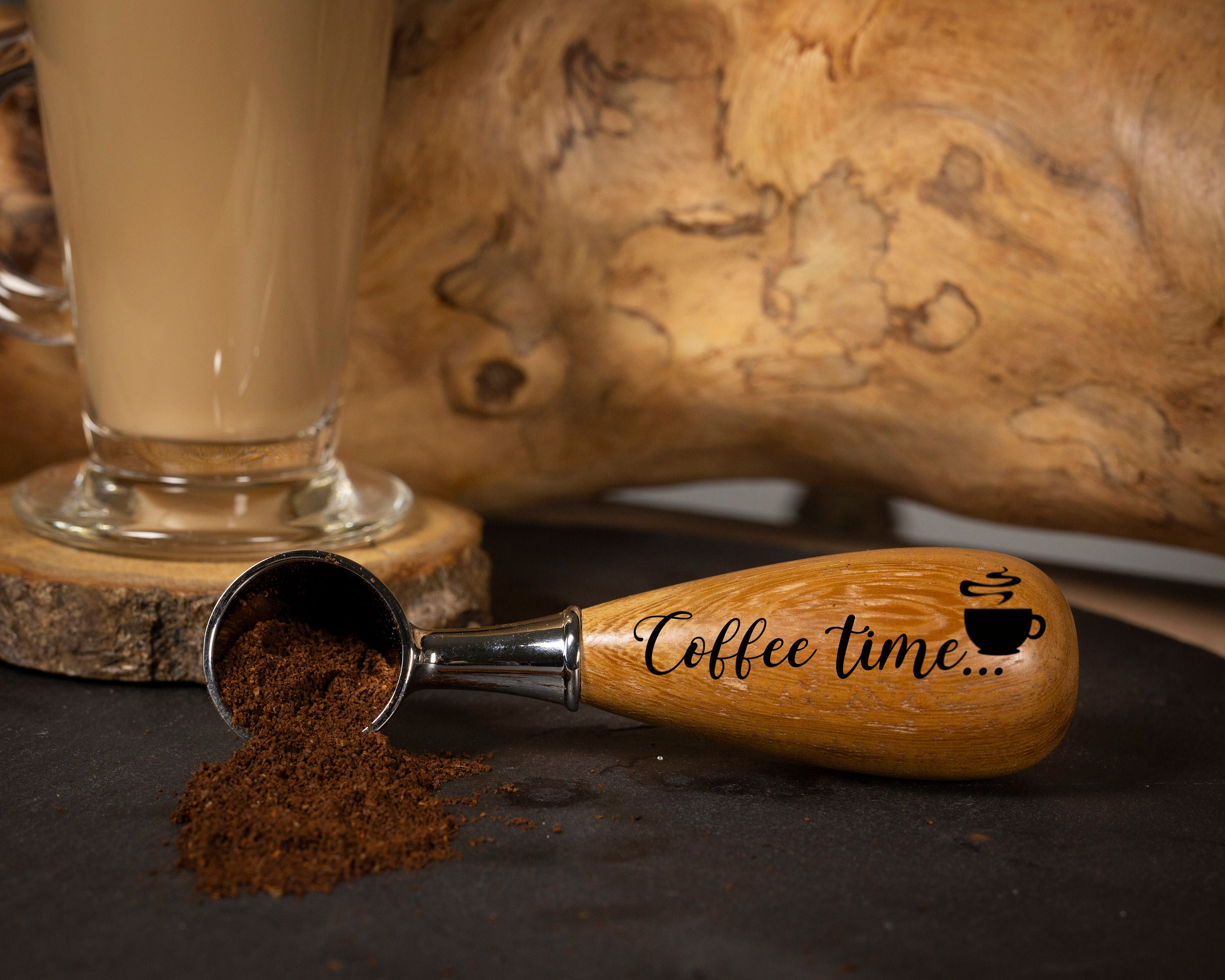 Wood Coffee Scoop Carved Scoop Engraved Coffee Scoop Wooden Etsy India