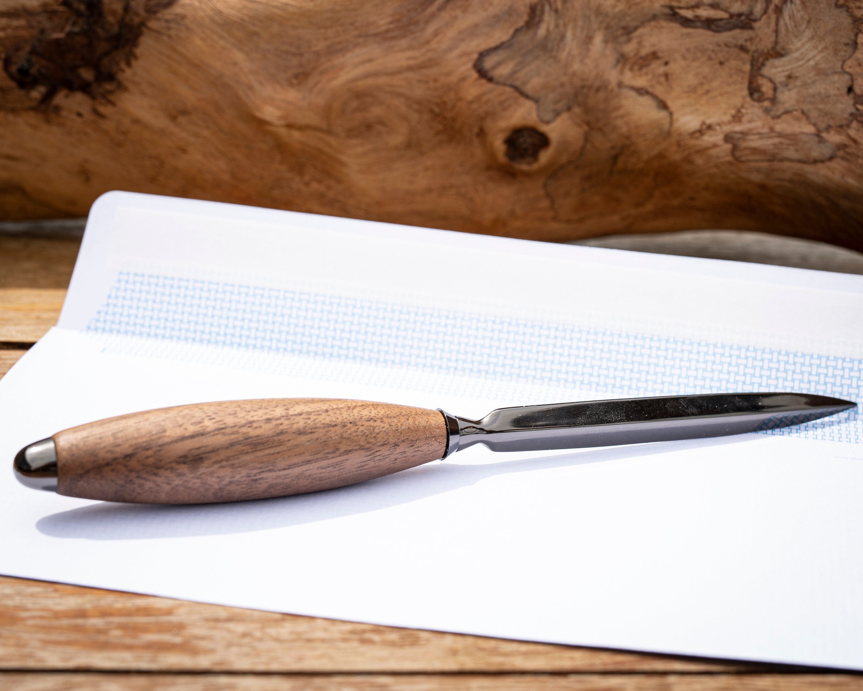 Personalised Letter Opener Gift Handmade Letter Knife Carved Etsy