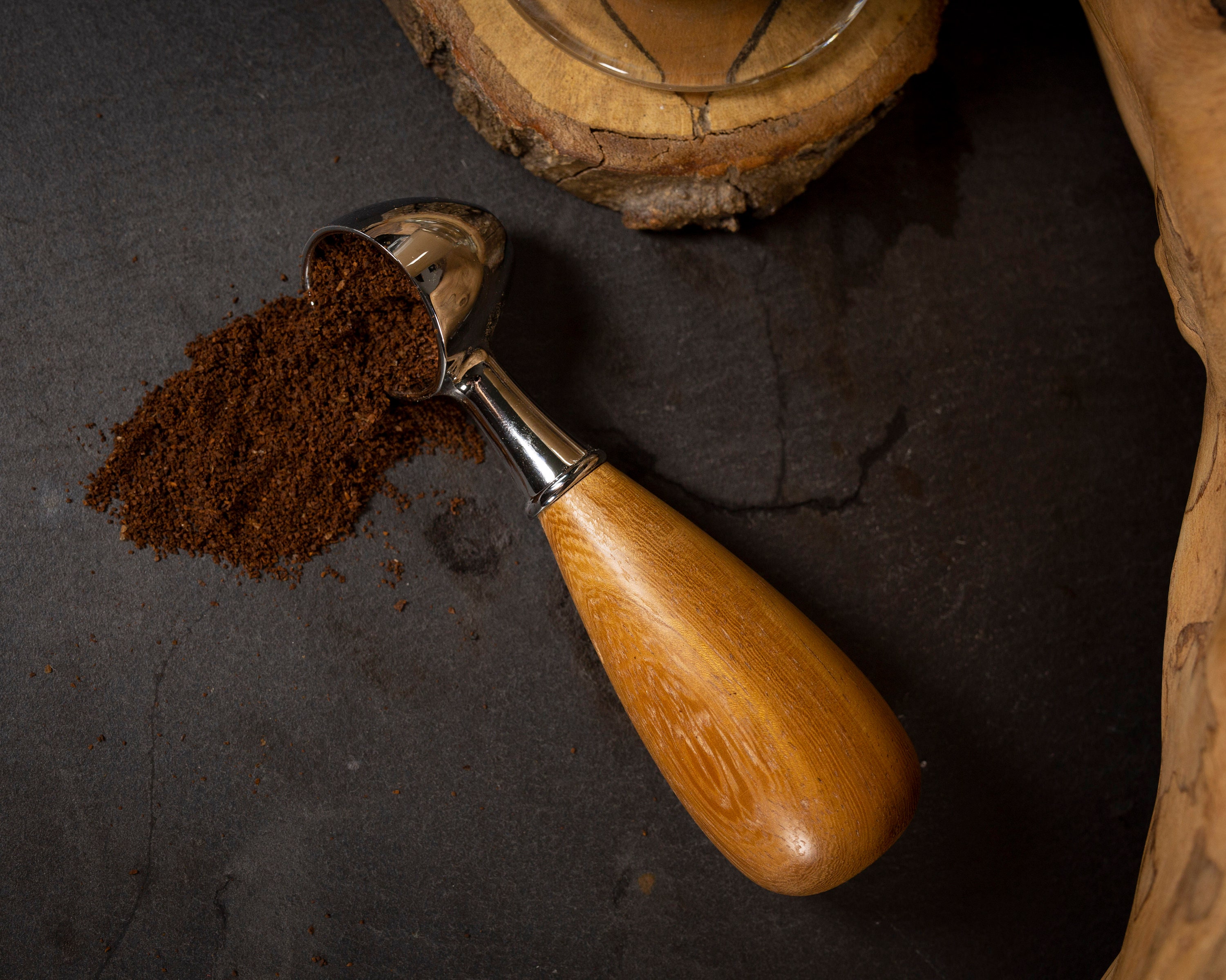 Wood Coffee Scoop Carved Scoop Engraved Coffee Scoop Wooden Etsy