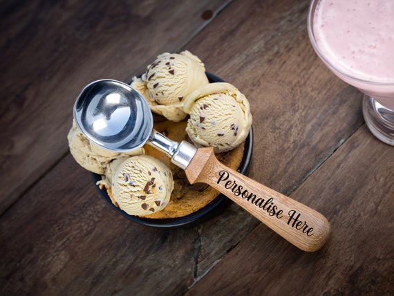 Wooden ice cream scoop discount