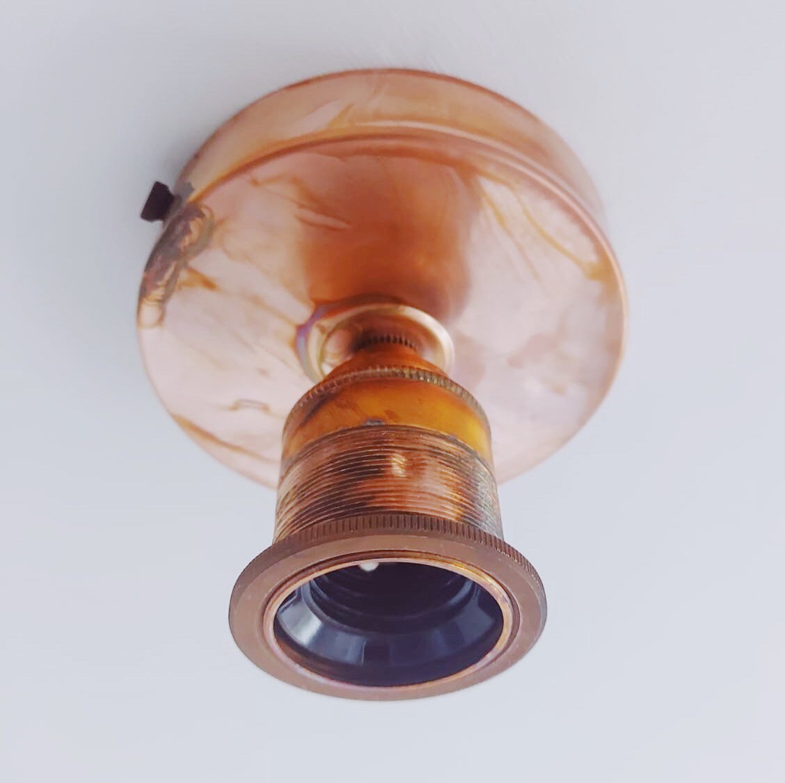 Copper sale bulb holder